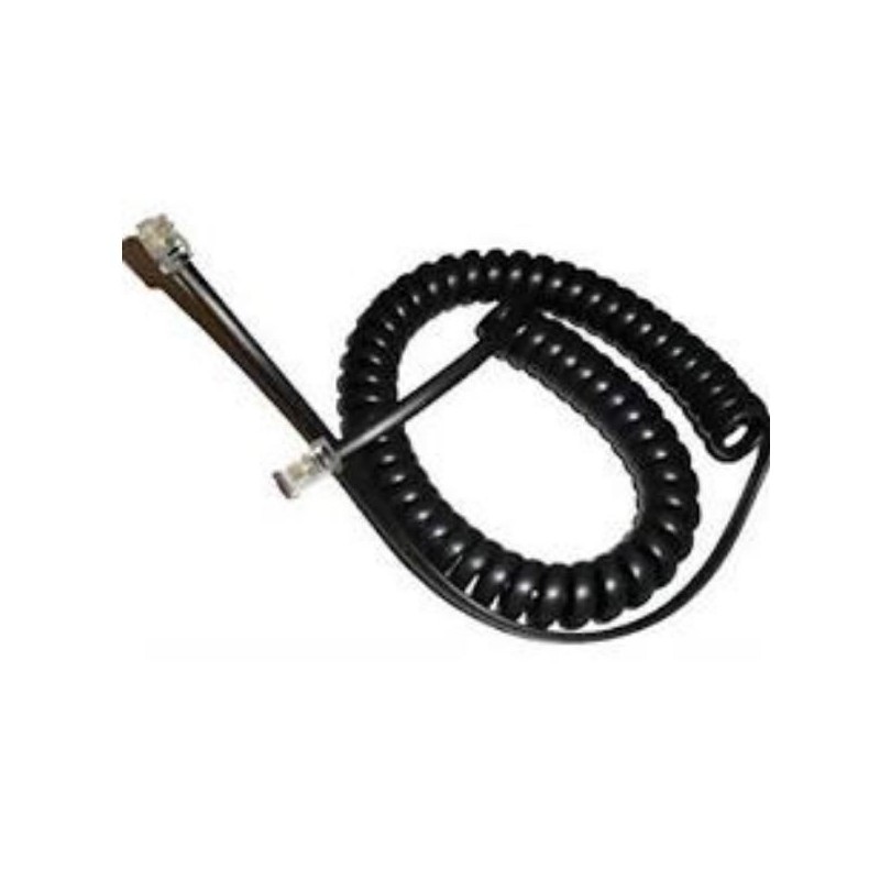HANDSET CORD 600MM RJ9/RJ9 (X10)