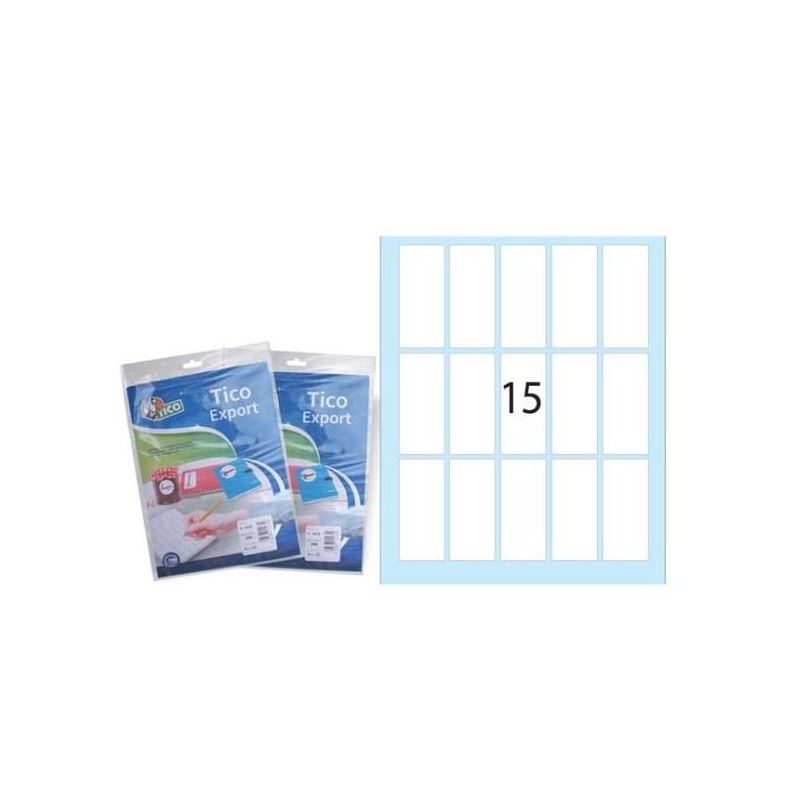 CF150 ETICHETTE BIANCHE 46X22 -