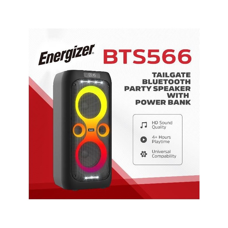 PARTY SPEAKER VERTICAL BT+POWERBANK