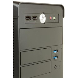 ITEK CASE MINI TOWER RIVER mATX 2USB3 500W