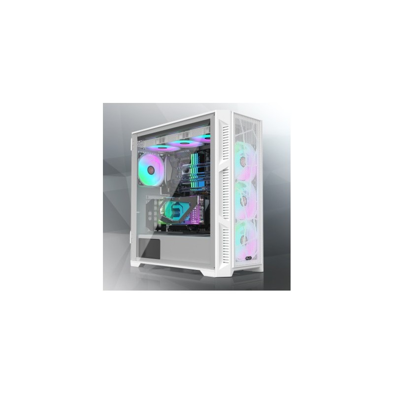 RAIJINTEK CASE M.TOWER PONOS ULTRA WHITE MS 4 ARGB FAN*4 TYPE C USB3.0