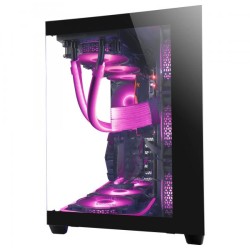MARSGAMING CASE TOWER XXL MCV4 BLACK E-ATX FRAMELESS 90º TG GLASS