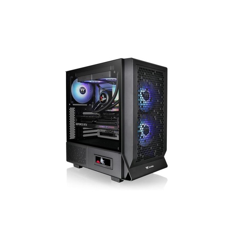 THERMALTAKE CASE M.TOWER CERES 330 TG ARGB BLACK WIN SPCC TG 2FAN*CT140 ARG