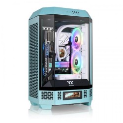 THERMALTAKE CASE MICRO THE TOWER 300 TURQUOISE WIN SPCC 3*TG 2FAN*CT140 ME