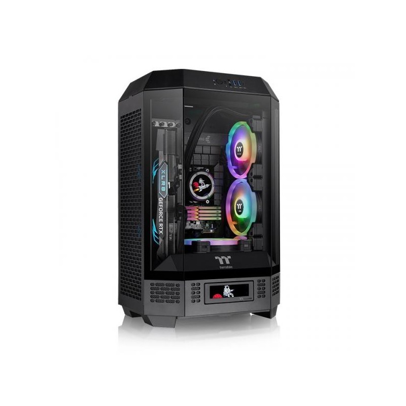 THERMALTAKE CASE MICRO THE TOWER 300 BLACK WIN SPCC 3*TG 2FAN*CT140 METAL P