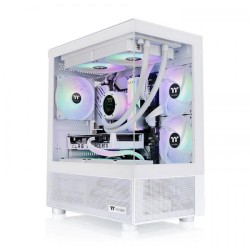 THERMALTAKE CASE MICRO VIEW 170 TG ARGB SNOW 3xARGB FAN