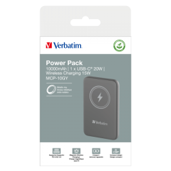 POWER BANK 10000MAH MAG SAFE GREY
