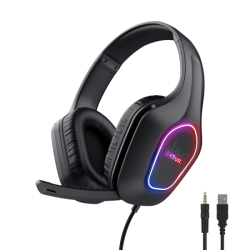 GXT416 ZIROX LED HEADSET BLK