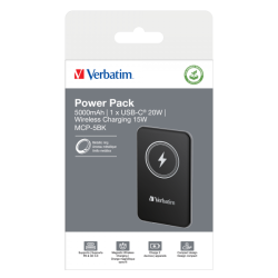 POWER BANK 5000MAH MAG SAFE BLACK