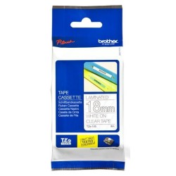 NASTRO 18MM TRASP SCRITTA BIANCA