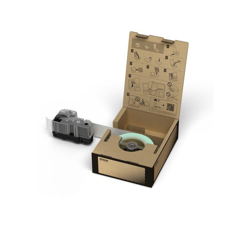 NASTRO VINILE TRASP/NERO 50MM - 45M