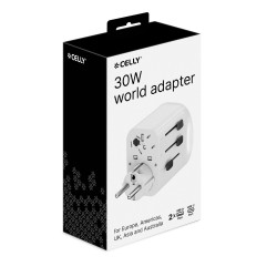MULTIPLUG TRAVEL CHARGER 30W WH