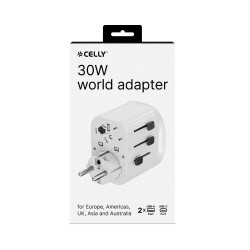 MULTIPLUG TRAVEL CHARGER 30W WH