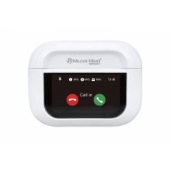 AU TWS BT-X72 BIANCO DISPLAY TOUCH