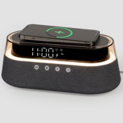 CASSA BLUETOOTH LAMPADA RGB 15W GRA