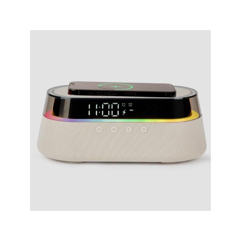 CASSA BLUETOOTH LAMPADA RGB 15W BEI