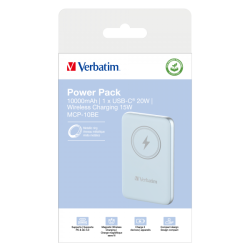 POWER BANK 10000MAH MAG SAFE BLUE