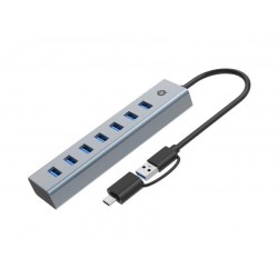 7-PORT USB 3.0 HUB WITH POWER ADAPT