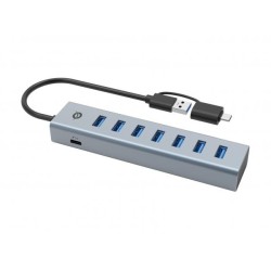 7-PORT USB 3.0 HUB WITH POWER ADAPT