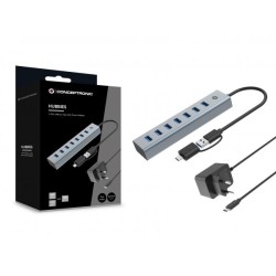 7-PORT USB 3.0 HUB WITH POWER ADAPT