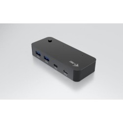 KVM HUB 2X USB-C + 2X USB-A 3.0