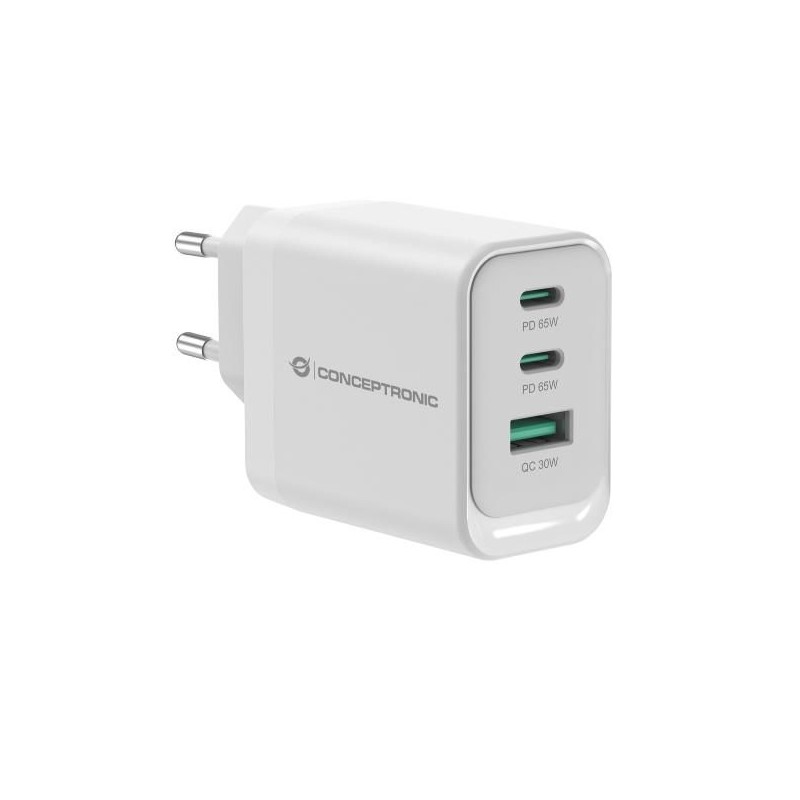 3-PORT 65W GAN USB PD CHARGER