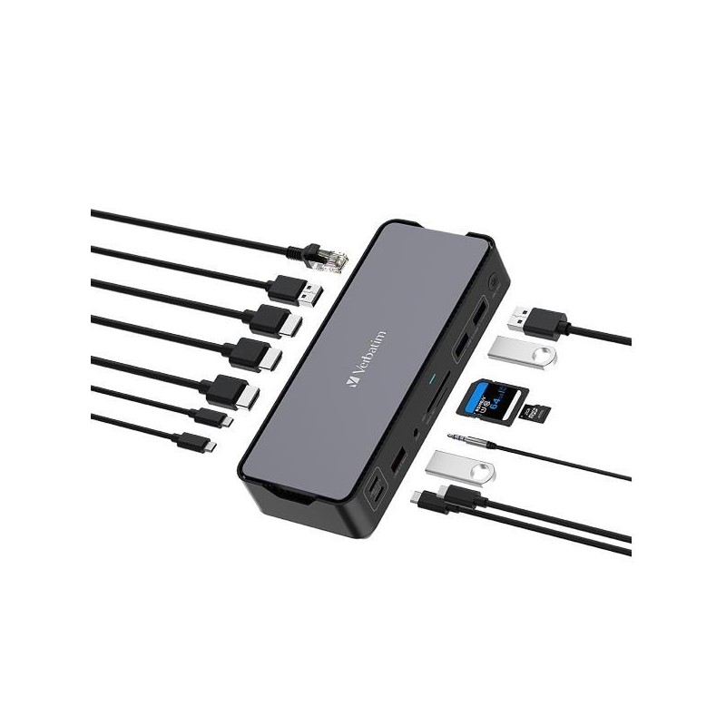 USB C MULTIP.15 IN 1 HDMI 8K PD 80W