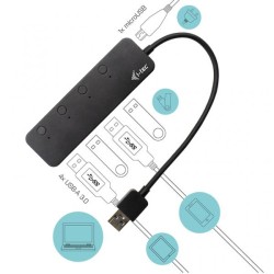 USB 3.0 METAL 4PORT+ON/OFF SWITCHES