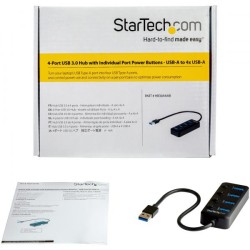 HUB USB 3.0 4 PORTE - 4X USB-A
