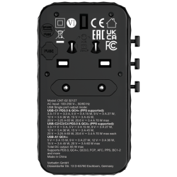 UNIVERSAL TRAVEL ADAP.GAN III 85W