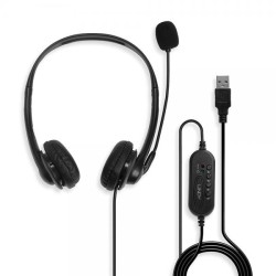 CUFFIE STEREO USB CON MICROFOCNO