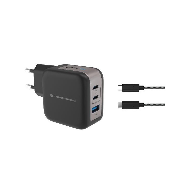 3-PORT 67W GAN USB PD CHARGER