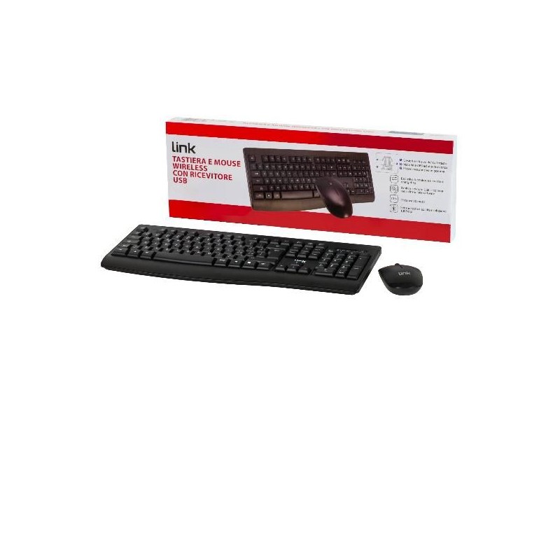 KIT TASTIERA MOUSE WIRELESS