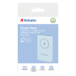 POWER BANK 5000MAH MAG SAFE BLUE