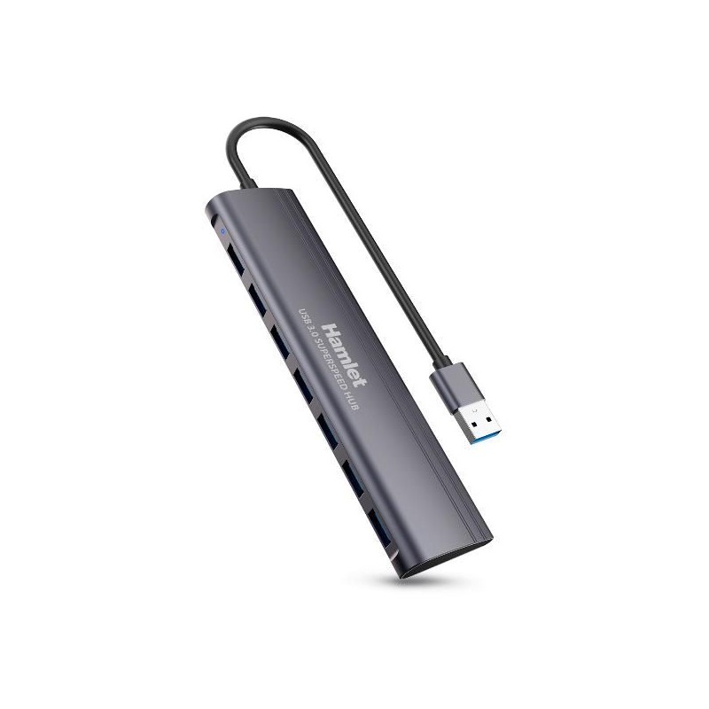HUB USB3.0 SLIM 7 PORTE 5.0GBPS