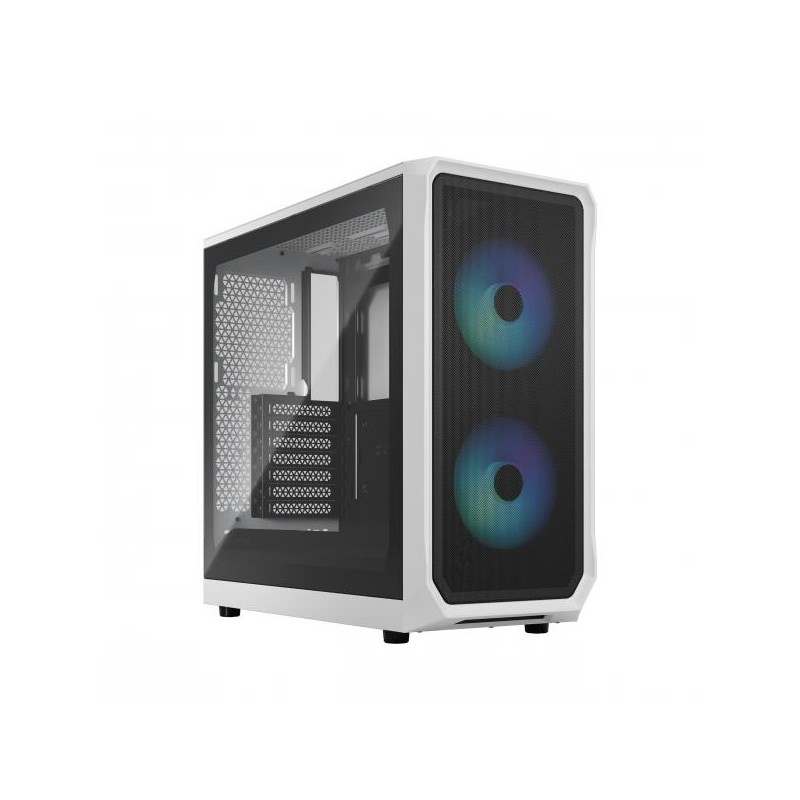 FRACTAL CASE MID TOWER FOCUS 2 RGB WHITE TG CLEAR TINT
