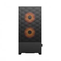 FRACTAL CASE MID TOWER POP AIR RGB ORANGE CORE TG CLEAR TINT