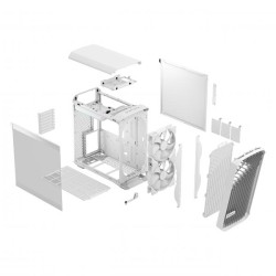 FRACTAL CASE MID TOWER TORRENT COMPACT RGB WHITE TG LIGHT TINT