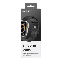 WATCHBAND 38/40/41MM SILIC BLACK