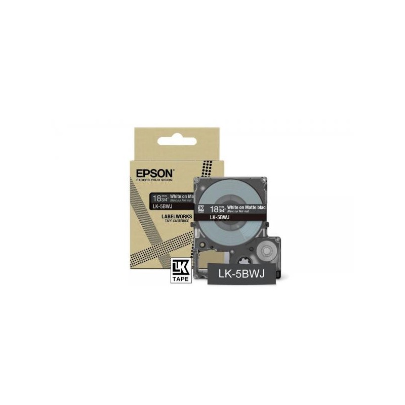 MATTE TAPE BLACK/WHITE 18MM(8M)