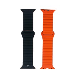 WATCHBAND 42/44/45MM MAG BK OR