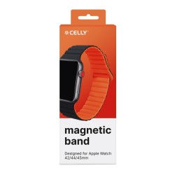 WATCHBAND 42/44/45MM MAG BK OR