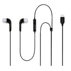 AURICOLARI USB-C BLACK BULK