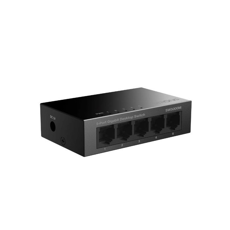 SWITCH 5 PORTE GIGABIT METAL