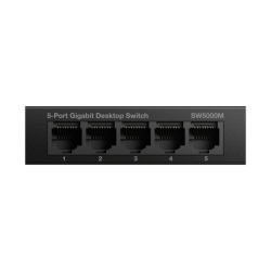 SWITCH 5 PORTE GIGABIT METAL