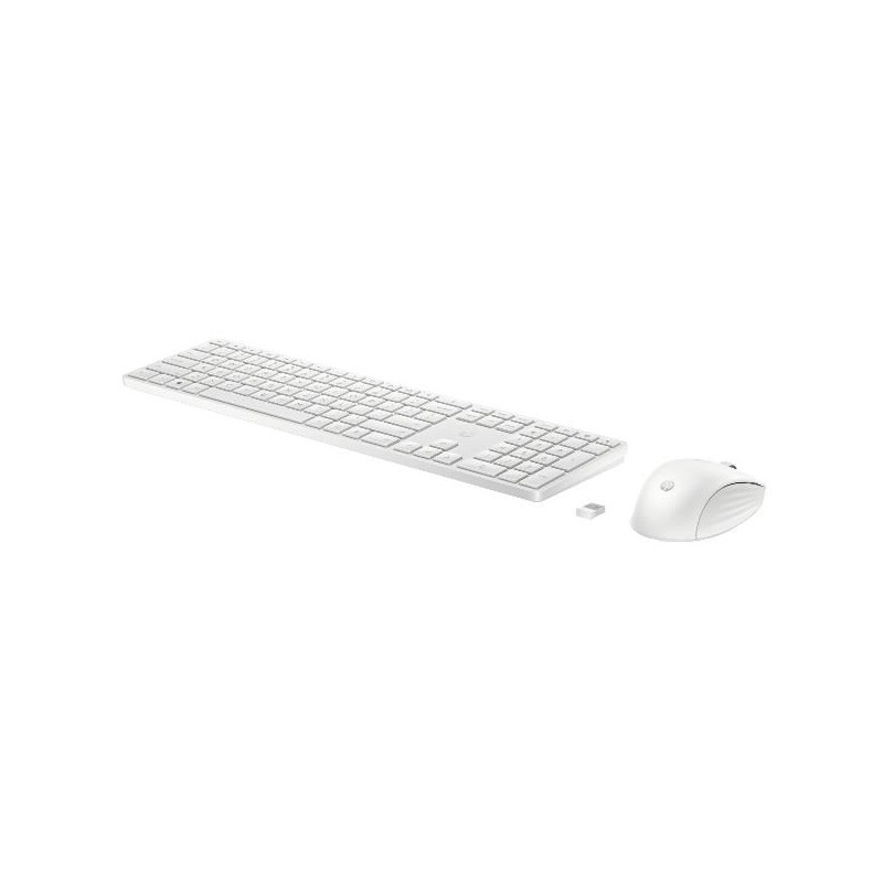 HP 655 TASTIERA+MOUSE WRLS BIANCO