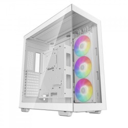 DEEPCOOL CASE MID TOWER CH780 WH 1x420 ARGB FAN VETRI PANORAMICI