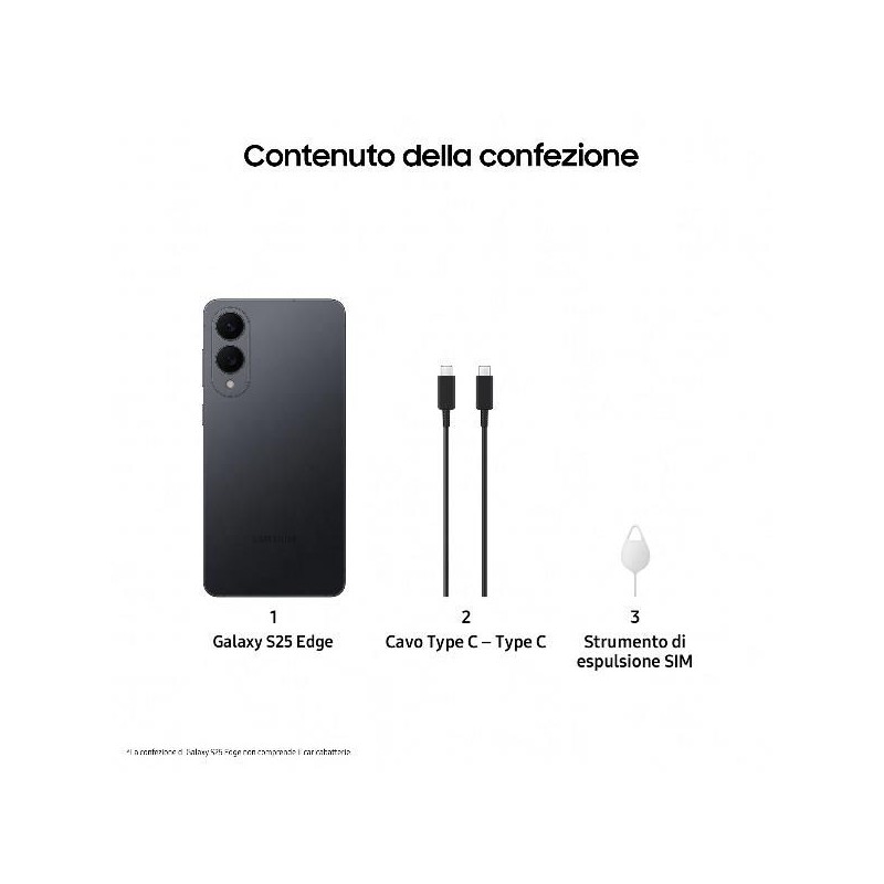 GALAXY S25 EDGE 12GB+512GB BLACK