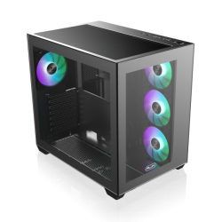 RAIJINTEK CASE M.TOWER PAEAN C7 BLACK TG4 4xARGB FAN 4xTG 410mmVGA