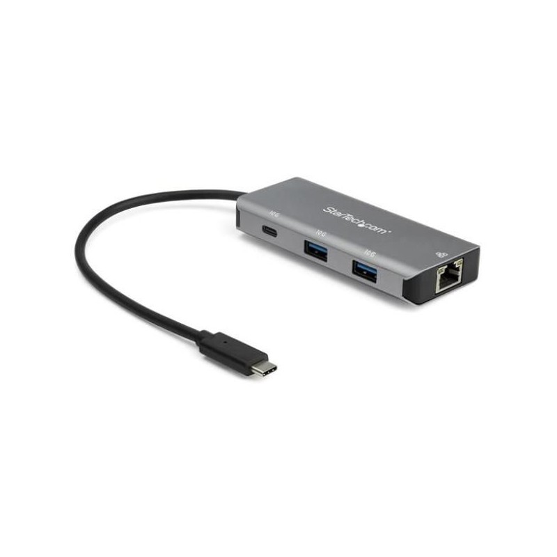 HUB USB-C A 3 PORTE CON GBE